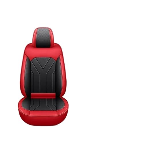 Housses de siège universelles noir et rouge pour Ford Focus, Fiesta et Evos (5 places)