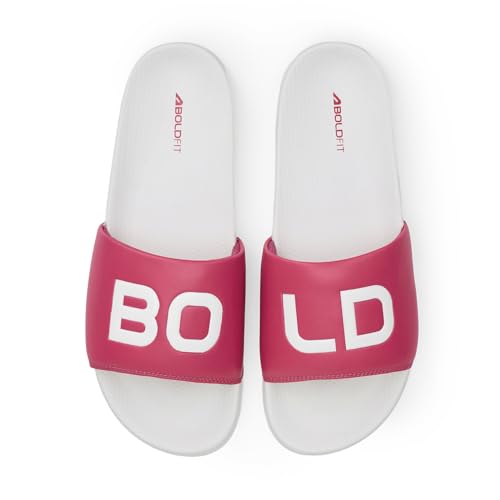 Image of Boldfit Sliders for Woman, Premium PU Strap Women Slippers with Cushioned EVA Footbed Women Slides, Anti-Slip Outsole & Lightweight Support for Everyday Comfort Flip Flops for Woman