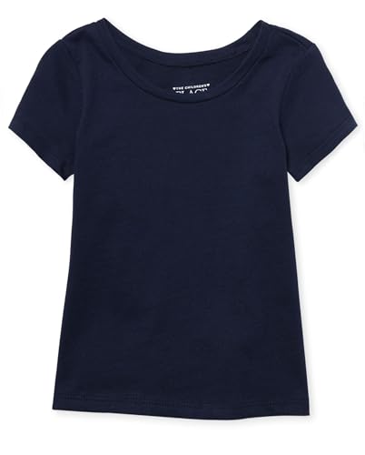 Image of The Children's Place Baby Girls' and Toddler Basic Short Sleeve Layering T-Shirts