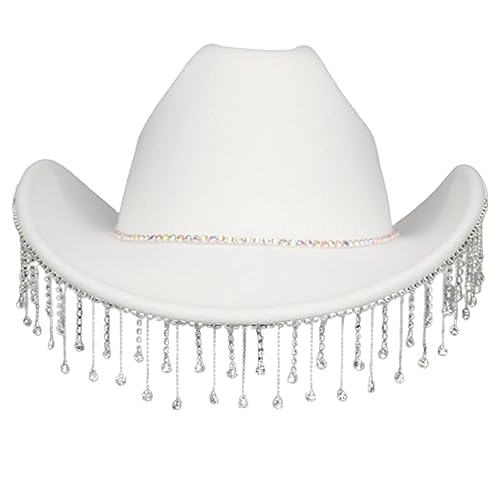 Chapeau de cowboy à pompons pour EVJF et soirées club animées