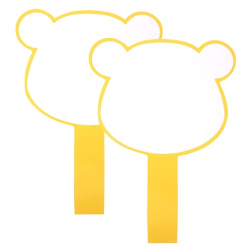 DOITOOL 2pcs Dry Erase Scoreboard with Paddles Handheld Whiteboard for Judges Erasable Voting Board