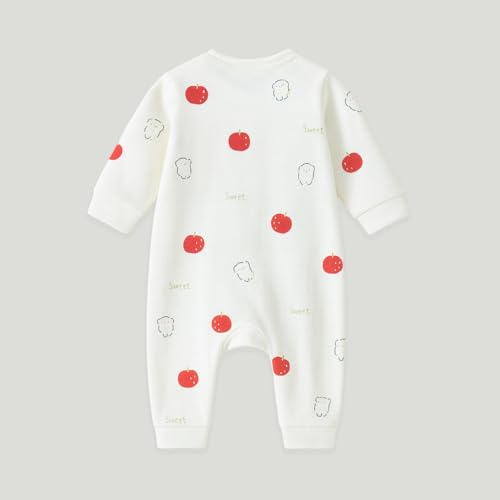 Image of Kidbea Soft Cotton Unisex Baby Onesie Romper | Cute & Multiple Prints Full Sleeve Sleepsuit for Infant | Comfortable Trendy Bodysuit