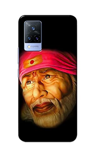 Image of PRINTFIDAA Sai Baba Lord Shiridi Great God Hinduism Religious Hard Back Cover for Vivo V21 (5G) Back Cover -(P6) KAT1002