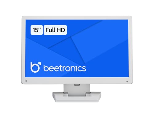 Image of Beetronics 15 Inch Professional Monitor - Full HD 1080p IPS Display | High-Performance, Durable Plastic Housing | HDMI, VGA, BNC, RCA Inputs | Matte Screen, 24 /7 Operation, Wide Viewing Angles, 15HD7W
