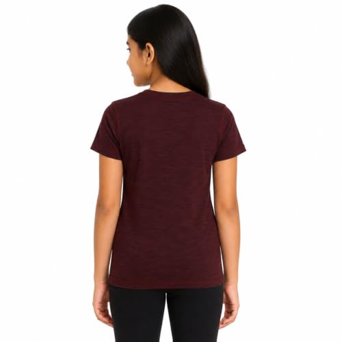 Image of KOSHA Girl's Merino Wool Half Sleeve Thermal Top | Suitable for Minus Degree Celsius | Free Warm Woolen Socks