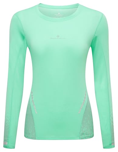 T-shirt running réfléchissant Ronhill Tech L/S pour femme idéal course nocturne