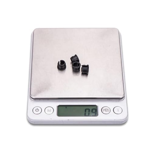 Kivivaka Adaptador de plástico para válvula Presta para llantas de bicicleta, 9 mm x 7,5 mm, juego de 10 piezas