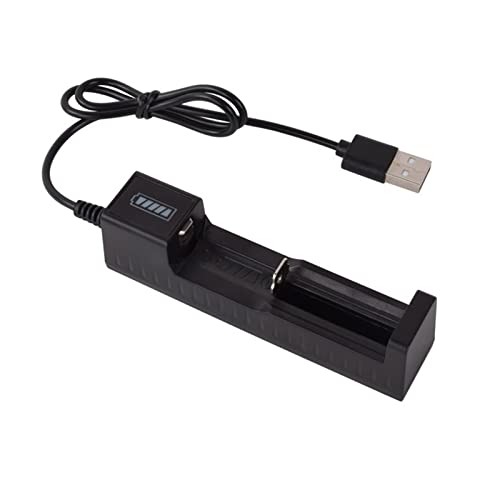 Lithium Battery USB Charging Adapter, for 3.7/4.2V 18650 18490 Li-Ion Batteries 1 Slot