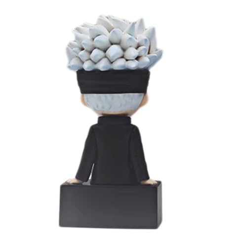 Image of FUNFOB Jujutsu Kaisen Gojo Action Figure Height -10cm Collectible PVC Multicolour | Small Gojo with Mask on Box