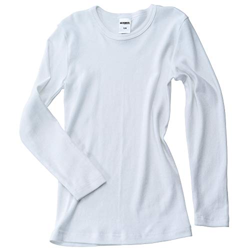 HERMKO 2830 Kinder Langarm Shirt aus 100% Bio-Baumwolle,...