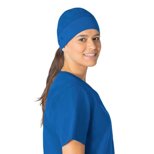 Carhartt Scrubs C40013 Unisex Force® Essentials Modern Fit Scrub Cap Beanie One Size Fits All Royal Blue