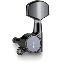 Gotoh Large Schaller-style Knob Tuners Black 3 Per Side