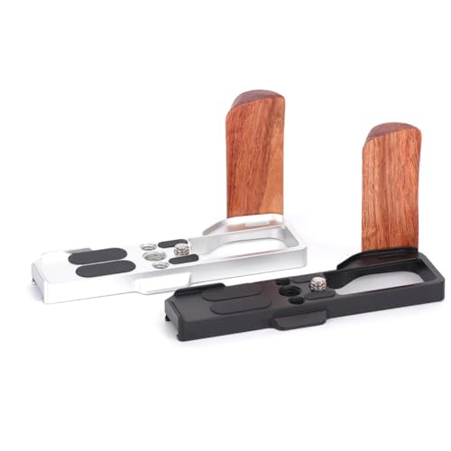Empuñadura Ricoh GR4 de madera que soluciona caídas con base de aluminio protectora 3