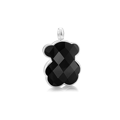 TOUS Black Onyx Bear Pendant