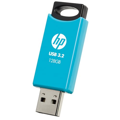 Image of HP 712w 128GB USB 3.2 Flash Drive- Blue