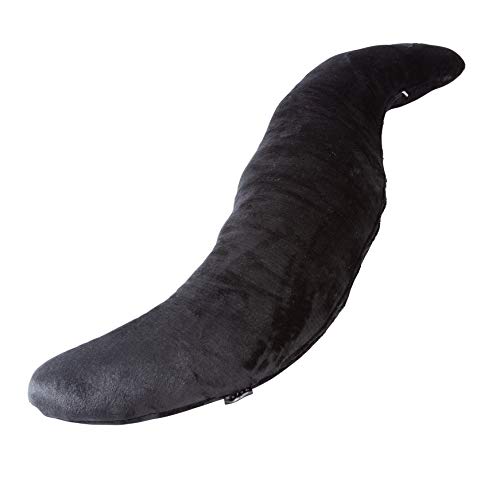 ナイスデイ 抱き枕 ブラック 30×120cm mofua ヒートウォーム 発熱 +2℃ 60180010