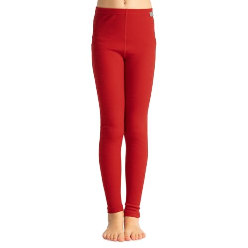 Merino Wool Base Layer Kids - Midweight Merino Wool Long Johns for Kids - Unisex Thermal Pants