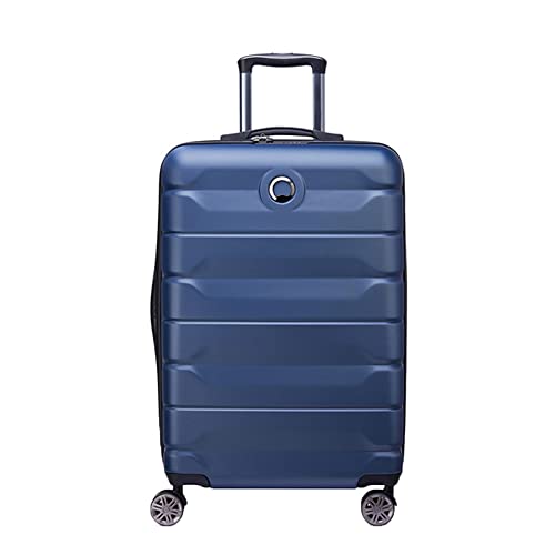 Image of DELSEY PARIS AIR Armour 56.5 Cm 8 Spinner Wheels Cabin Blue Expandable Hard Suitcase