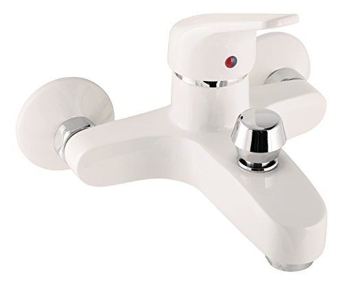 Preisvergleich Produktbild Jetmix Wannen-Einhandmischer / Wannenarmatur / Badarmatur / Weiß