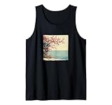 Cliffside Flowering Shrubs Vintage Landscape Merch