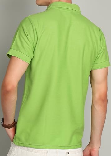Image of INKKR Men's Polo Neck Half Sleeve Solid T-Shirts
