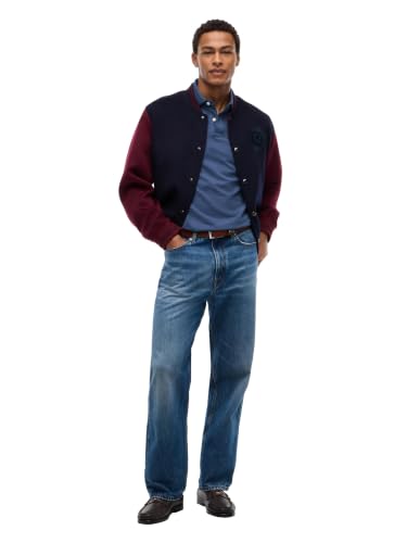 Image of Tommy Hilfiger Men's Short Sleeve Polo Shirts in Classic Fit with Stretch and Organic Pique Cotton