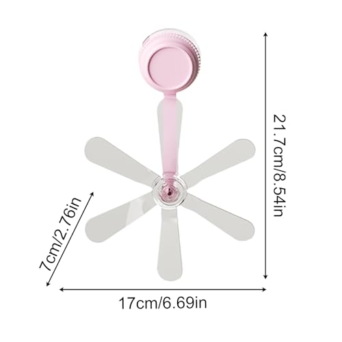 Klimaanlagen Luftumlenker, Saugnapf AC Ablenkblech Mit Drehbarem Lüfter, Schutzvorrichtung Gegen Direktes Anblasen Für Schlafzimmer Wohnung Und Apartment-5