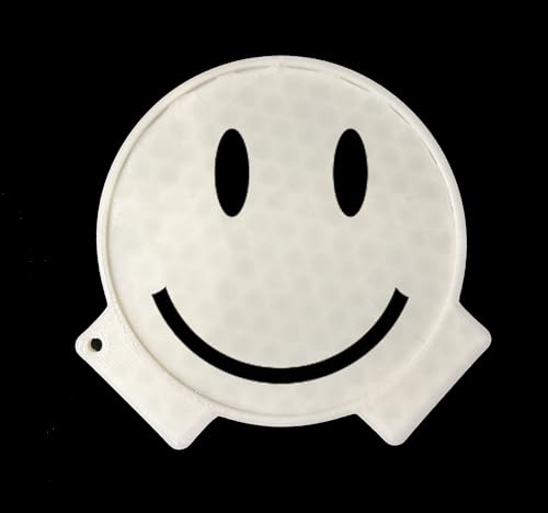 Smile Face Emoji Coffee Stencil – 3D Printed, Food-Safe Easy to Use for Coffee