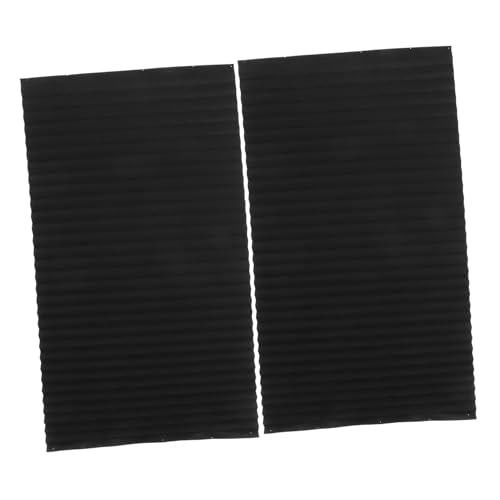 HOLIDYOYO 1set Self-adhesive Blackout Pleated Shades for Light Blocking Blinds for Bedrooms Bathrooms Rvs and Campers Easy to Install Elegant Design