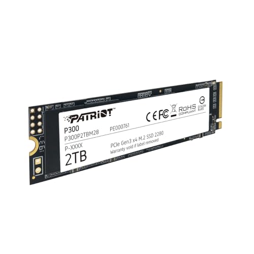 Image of Patriot P300 M.2 PCIe Gen 3 x4 2TB Low-Power Consumption SSD