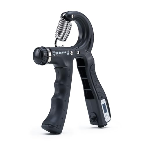 Image of Solpro Velgrip Adjustable Hand Grip Strengthener with Mechanical Counter for Men & Women | Adjustable 5 to 60 kg Resistance | Forearm, Wrist & Finger Strengthener | Home, Gym Workouts