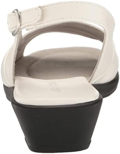 Easy Street Women's Harriet Heeled Sandal, White, 10 Wide | Image 2