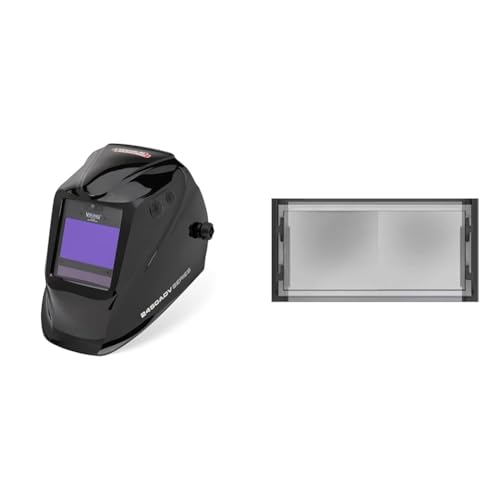 Image of Lincoln Electric Viking 2450 ADV Series Black Welding Helmet - Integrated LED - K3028-5 & Cheater Lens | 2.50 Magnification | 2" Height x 4.25" Length