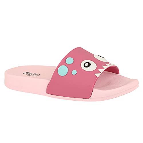 Image of URJO Kids's Sliders /Slippers Lightweight Super Flexible Arch Support Durable Anti Skid & Stylish Dailywear Sliders /Slippers for Boy's & Girl's