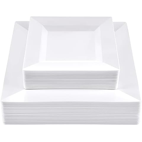 SETUP 60 Piece Disposable Plate Set Cover