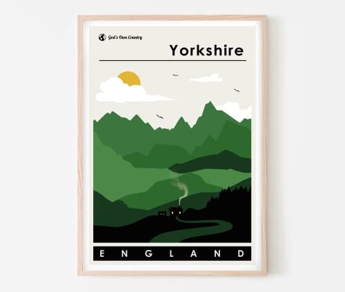 Yorkshire Print - Britisches Reiseposter Cover