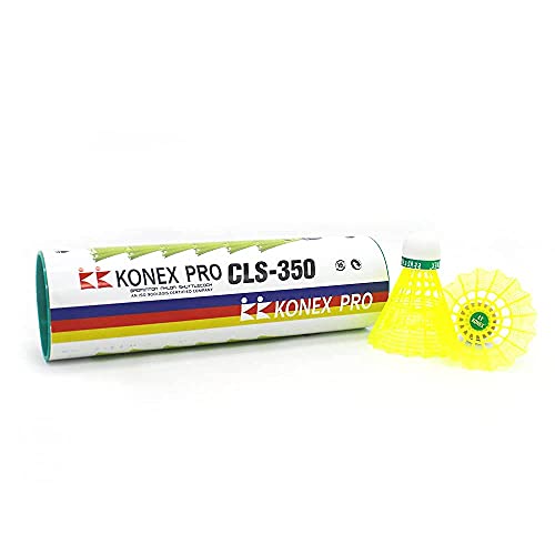 Image of KONEX Nylon Badminton Shuttlecock CLS 350 Pack of 6 PC