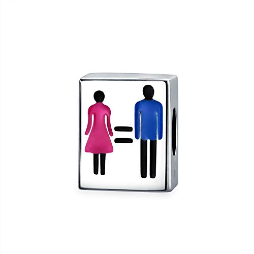 Encanto para mujeres y adolescentes abalorio de plata Me Too igualdad de género