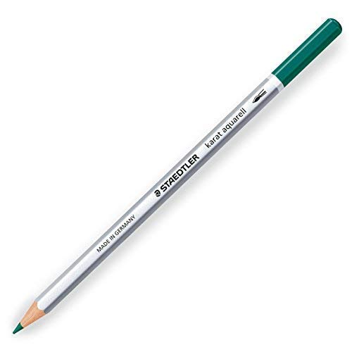 Staedtler Karat Aquarell Pencil โ Professional Watercolour Pencil - Single Pencil โ Sea Green - 38