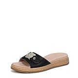 Dr. Scholl's Womens Icon Now Slide Sandal Black 9.5 M