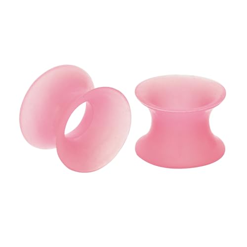 B Bodypj Sparkles 12Pcs Mix Color Silicone Piercing Ear Plug Tunnels Expanders Gauge thumb #3