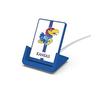 SOAR NCAA Cell Phone Wireless Charging Stand V.4, Kansas Jayhawks