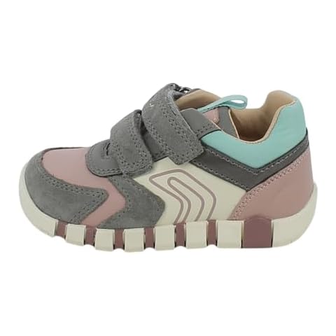 Geox Baby B Iupidoo Girl Sneakers in Grey Old Rose Cover
