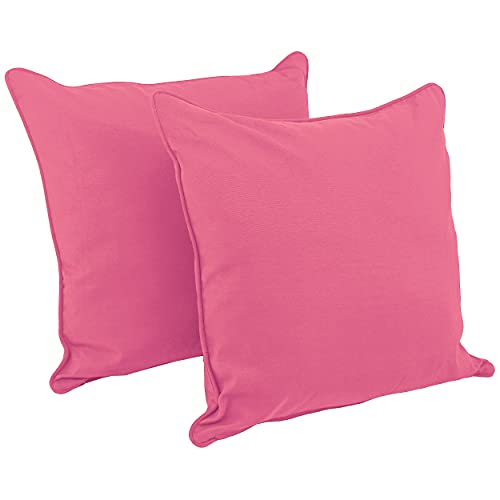 Blazing Needles Corded Twill Floor Pillows (Set of 2), 25