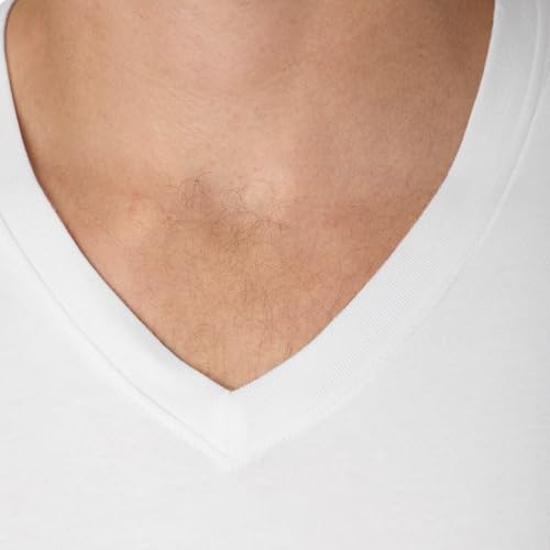 Image of Hanes Men's Undershirt T-Shirts Pack, 5-Pack, Stretch Tee, Crewneck or V-Neck T Shirts for Men, Wicking Cotton