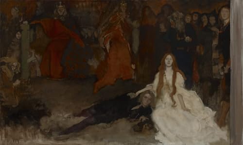 Toile Hamlet Edwin Austin Abbey pour rompre le vide du bureau