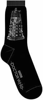 BBC Doctor Who Men's Calf Crew Socks - Dalek Design