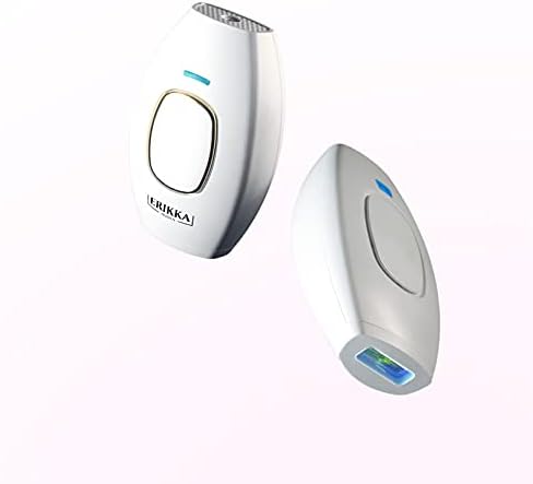 Erikka India Ipl Hair Removal Handset, Advanced Diy Ipl Laser For Men And Women, Permanent Hair Reduction At Home, Works For Body And Facial Hair, 500,000 Flashes,12 Months Warranty By Erikka (White)