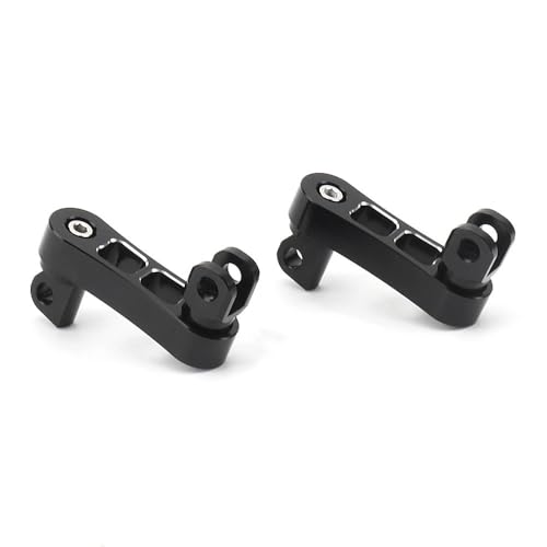 Kit fixation repose-pieds réglable en acier robuste pour custom et touring
