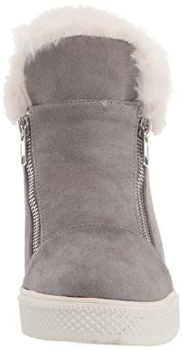 Steve Madden Steve Madden Women's Wedgie-F, Grey Suede, 7.5
